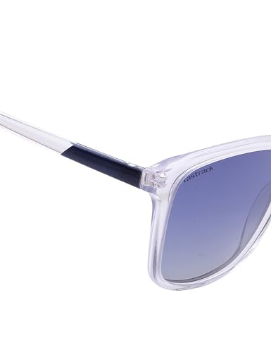 Fastrack Sunglasses |Wayfarer Transparent |Polarised | Medium