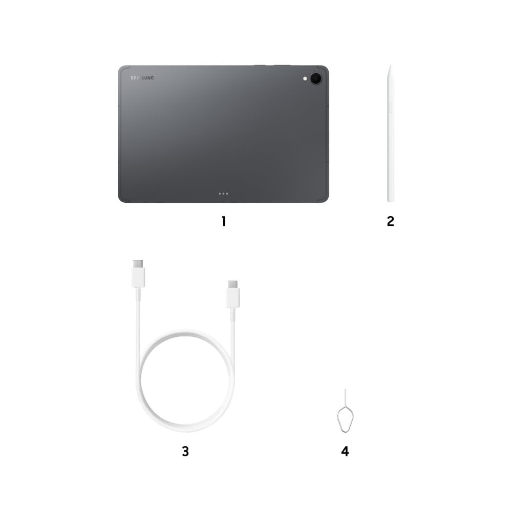 Samsung Galaxy Tab S11 with AI, S Pen in-Box, 27.8 cm (11 inch) Dynamic AMOLED 2X Display, 12 GB RAM, 256 GB Storage, Wi-Fi Tablet, Gray