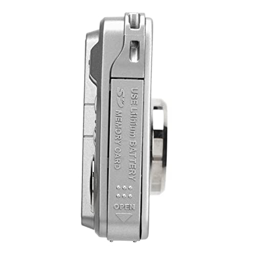 Ubervia Point & Shoot Digital Cameras - Compact Camera 4K 48MP Digital Camera Silver