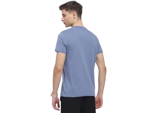 ASICS Mens Denim Blue Chest Graphic SS TOP - XL (2031E751.400)