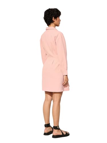 ONLY Women's Fit and Flare Pink Dress
