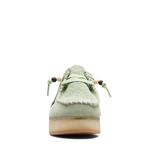 Clarks Women's Pale Green Casual Lace up (26165848) UK-4