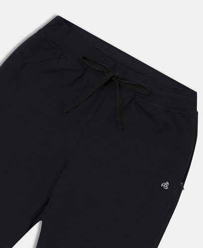 Jockey Women's Slim Fit Cotton Capri Pants (1300-0105-BLACK_XL_Black_XL)