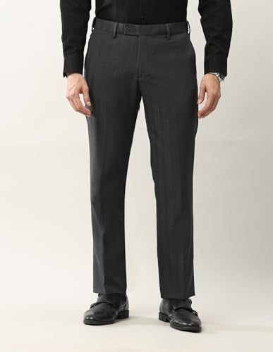 Arrow Men's Tailored Fit Ceremonial Twill Suit Dark Grey