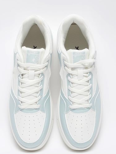 XTEP Canvas White,Green Classic Sneakers for Women Euro- 36
