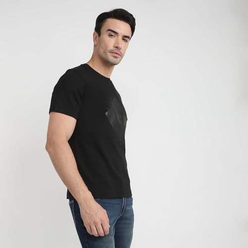 Raymond Men Contemporary Fit Houndstooth Pattern Poly Wool Blend Notch Collar Full Sleeve Formal Blazer (Size:100)-RMJX02691-O6 Brown