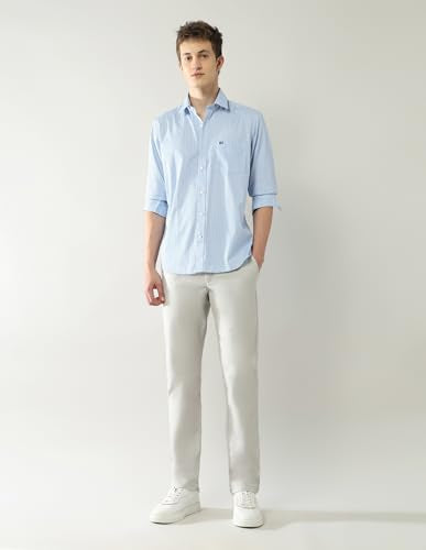 Arrow Sports Men's Slim Fit Shirt (ASAJSH1690_Blue