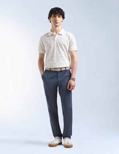 Slash Slim Tapered Fit Mid Rise Trousers