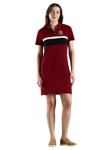 Cotton Polo Collar T-Shirt Dress