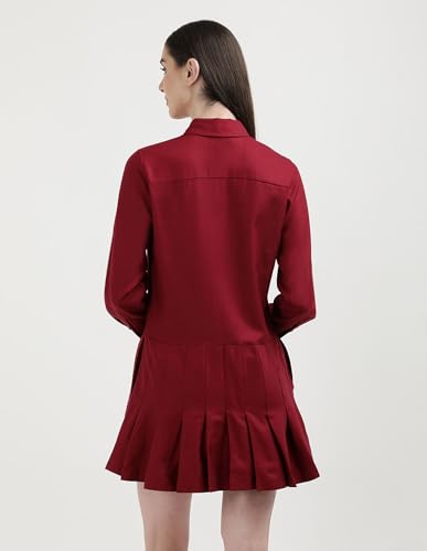 Tommy Hilfiger Womens Red Color Dress 34