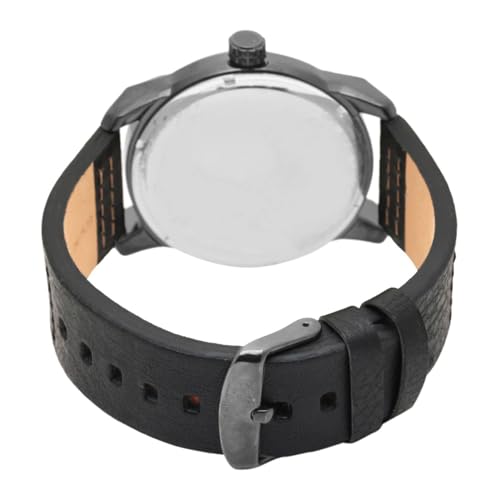 Daniel Klein Leather Analog Dial Men Watch -Dk11599-5, Band_Black