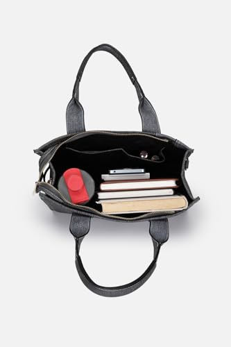 Women Grey Patterned Casual Handbag