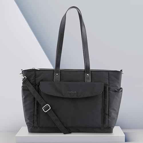 Fastrack All-Day Nylon Tote | Nylon Women's Handbags |15" Laptop Tote for Workwear and College