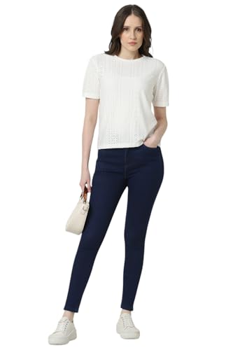 Van Heusen Women Navy Dark Wash Jeans