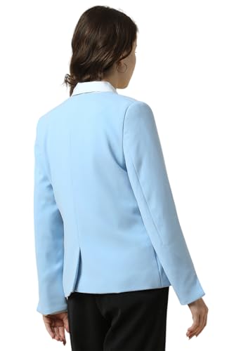 Allen Solly Women's Blazer (AHBZWRGFD89945_Light Blue