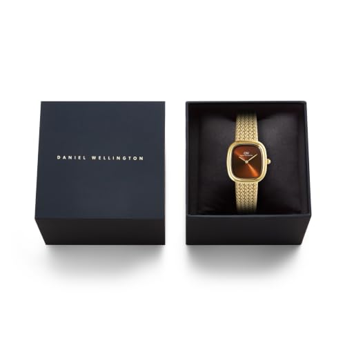 Daniel Wellington Margot Rectangular 26mm Brown Dial Analog Women Watch - DW00100968K