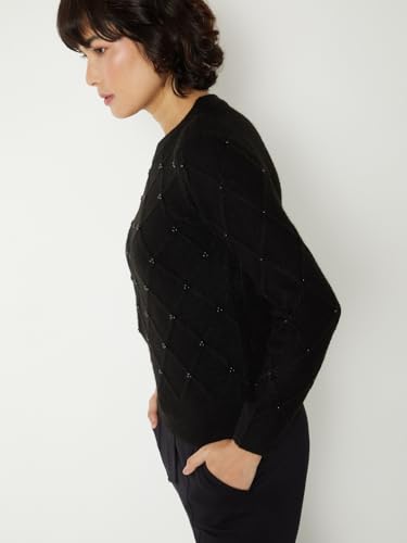 Max Women Knit Sweater (Black_S)