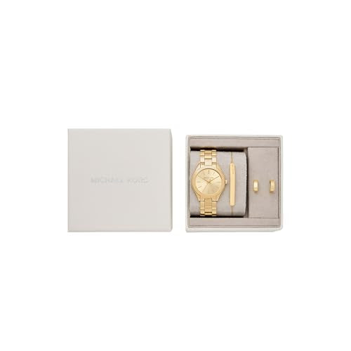 Michael Kors Slim Runway Silver Watch Set MK7563SET