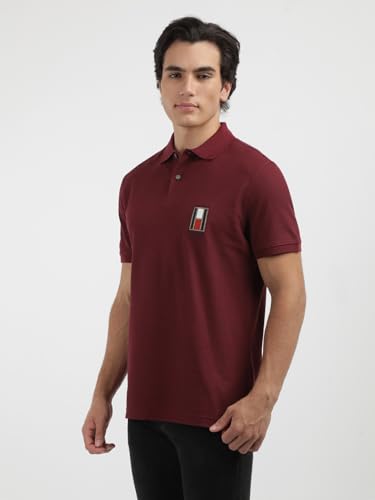Tommy Hilfiger Mens Red Color T-Shirt (M)