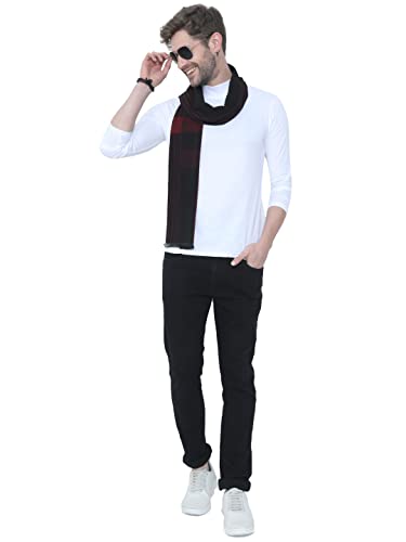 FabSeasons Men & Women Casual Luxurious Premium Acrylic Woolen Muffler/Scarf/Stole for Winter, Size 30 x 180 cms