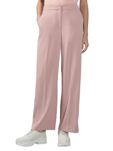 VERO MODA Womens Straight Fit Pants Pale Mauve