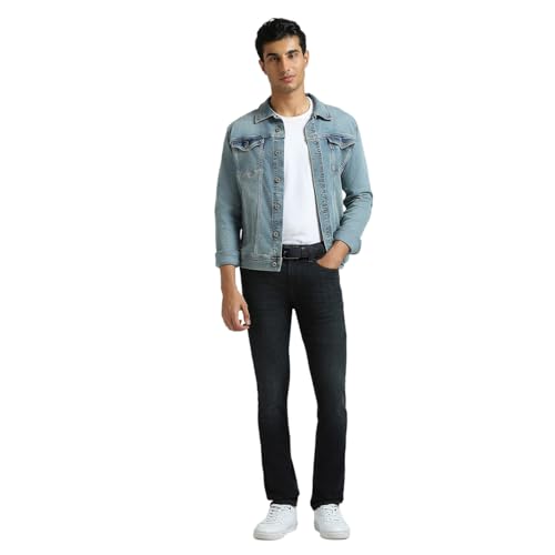 Pepe Jeans Men's Skinny Jeans (PM208047R193_Black Blue CAST