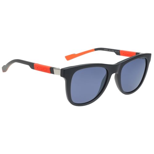 Calvin Klein|Black Full Frame Square Sunglasses|100% UV Protected (Uv 400) Blue Lens|Men's|Medium|CK 23507 002 53 S