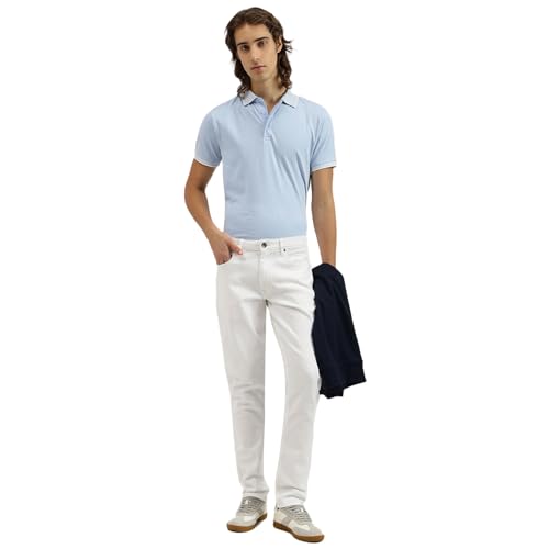 United Colors of Benetton Men's Tapered Jeans (25A4REJE1347I101_White