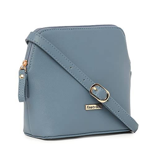 Fastrack Women’s Modern Structured Casual Sling Bag (Teal Blue)