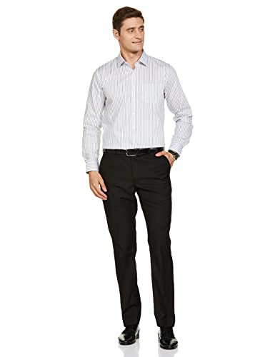 Van Heusen Men's Slim Fit Shirt (VHSFRSLBH85213_White 42)