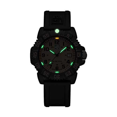 Luminox - G Collection Sea Lion X2.2079 - Mens Watch 38mm - Military Watch with Black Case/Band/Numbers Yellow Dial Date Function - 100m Water Resistant - Mens Watches - Swiss Made