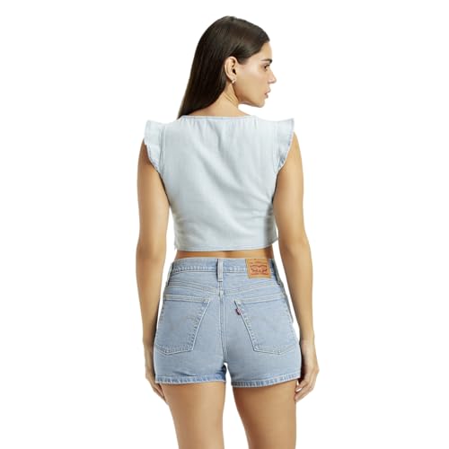Levi's Women's Slim Fit T-Shirt (0054U-0001_Mid Indigo