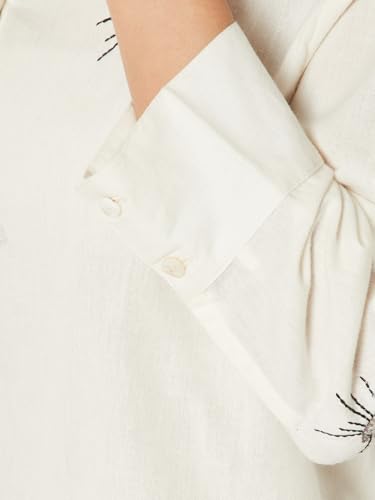 Max Women Embroidered Shirt (White_M)