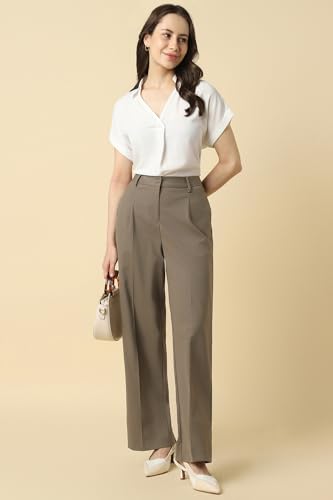 Allen Solly Womens Pants Brown
