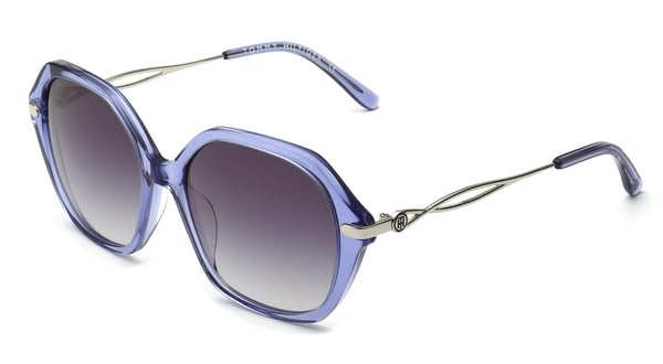 Tommy Hilfiger Women's Blue-Silver Non-Polarized Cateye Sunglasses TH2605 C5