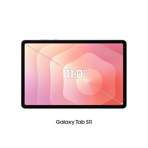 Samsung Galaxy Tab S11 with AI, Hexagonal S-Pen in-Box, 27.8 cm (11 Inch) Dynamic AMOLED 2X Display, 120Hz Refresh Rate, Pre Loaded Pro Apps, 12GB RAM, 512GB Storage, Wi-Fi Tablet, Silver