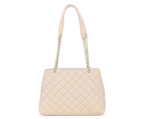 LOUIS STITCH Stylish Beige Handbag for Women | Multi Pocket Ladies Satchel Handbag for Travel, Office, College | LDB-12-CUSBNU