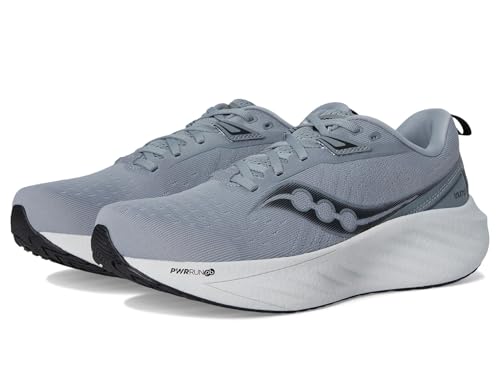 Saucony Men Triumph 22, Flint/Black, 8.5
