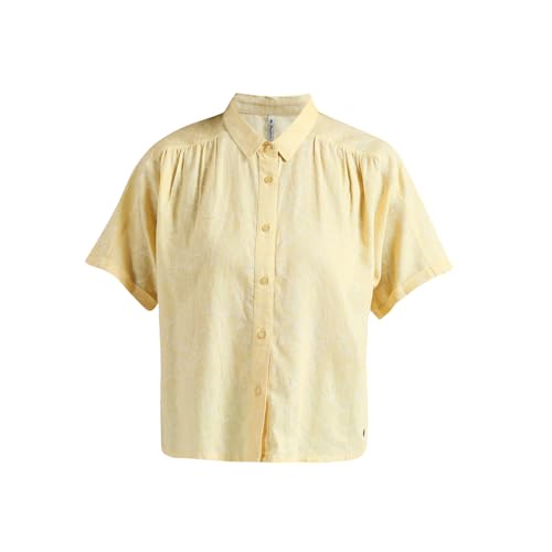 Pepe Jeans Women's Floral Relaxed Fit Shirt (PL304920_Cornish Yellow