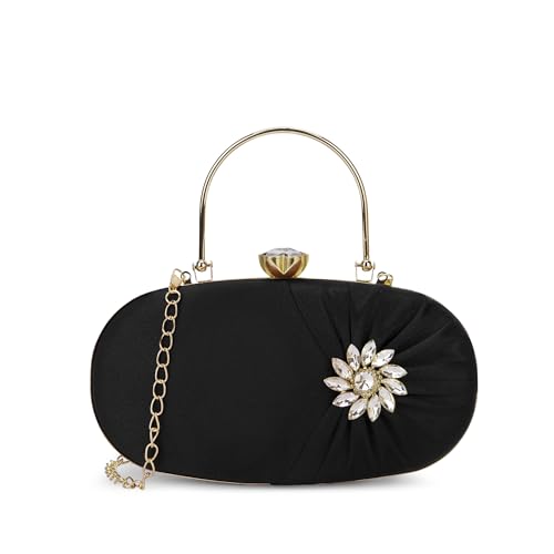 Lavie Women's Shaiz Oval Framed Clutch | Ladies purse | Gift For Girl, Women