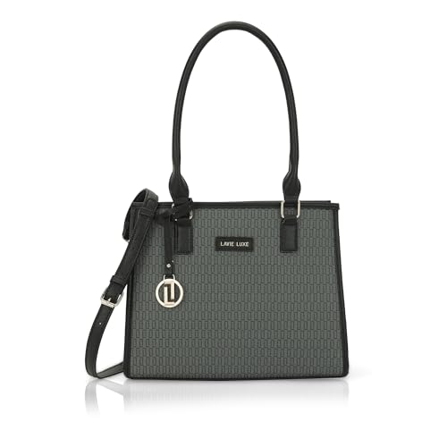 Lavie Luxe Women's Quad24 Extra Large Box Satchel Bag for Women | Satchel Handbag for Work | Ladies purse | Stylish Shoulder Bag | Gift for Women