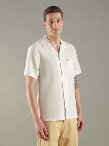 Solid Oversized Fit Linen Shirt
