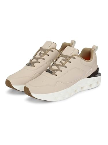 OFF LIMITS Men CLOUDPUP Casual Sneakers, Cream, 8 UK
