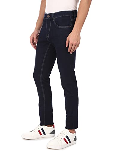 U.S. POLO ASSN. Men's Slim Fit Jeans (UDJC0039_Blue_34W x 33L) | Rise Style: Low Rise