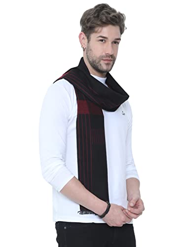 FabSeasons Men & Women Casual Luxurious Premium Acrylic Woolen Muffler/Scarf/Stole for Winter, Size 30 x 180 cms