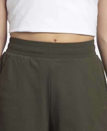 Jockey A157 Womens Super Combed Cotton Rich Straight Fit Shorts with Side Pockets_Deep Depths_L