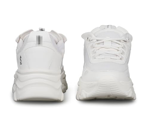 LOUIS STITCH White Sneakers for Women | Comfortable Sneakers | LSLD-SNK-01-WH | UK-4