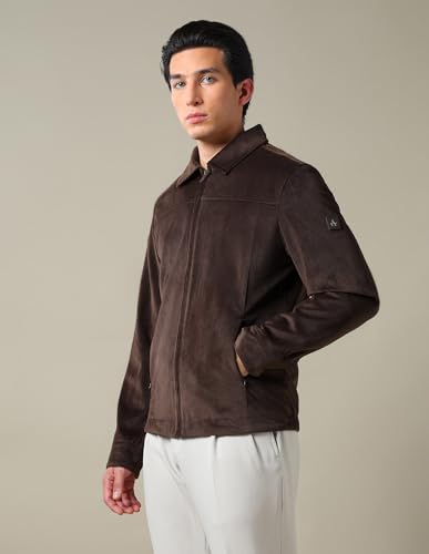 Arrow Men's A-Line Coat (ARAIJK4511_Brown