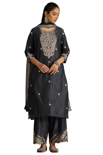 Soch Women's Chanderi Salwar Suit (EWA5CD22287