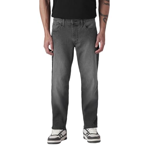 Levi's Men's 541 Grey Tapered Fit Mid-Rise Jeans